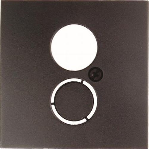 Berker 11961606 Zentralstück für Lautsprecher-Steckdose B.3/B.7 Anthrazit, Matt Berker 11961606 Zentralstück für Lautsprecher-Steckdose B.3/B.7 Anthrazit, Matt