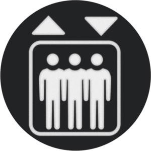 Berker 19058010 Folie für rundes LED-Signallicht mit Symbol Aufzug Berker 19058010 Folie für rundes LED-Signallicht mit Symbol Aufzug