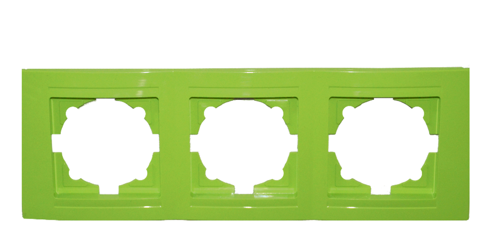 Moderna 3-Fach Abdeckrahmen Pistazien Grün Moderna 3-Fach Abdeckrahmen Pistazien Grün