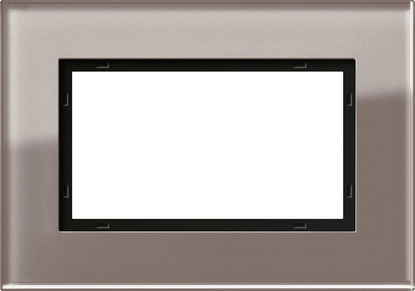 GIRA 1001122 Rahmen 1.5-Fach Esprit Glas Umbra GIRA 1001122 Rahmen 1.5-Fach Esprit Glas Umbra