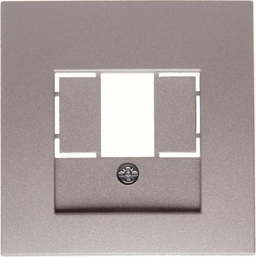 Berker 10331404 Zentralstück mit TAE-Ausschnitt B.7 Alu, Matt Berker 10331404 Zentralstück mit TAE-Ausschnitt B.7 Alu, Matt