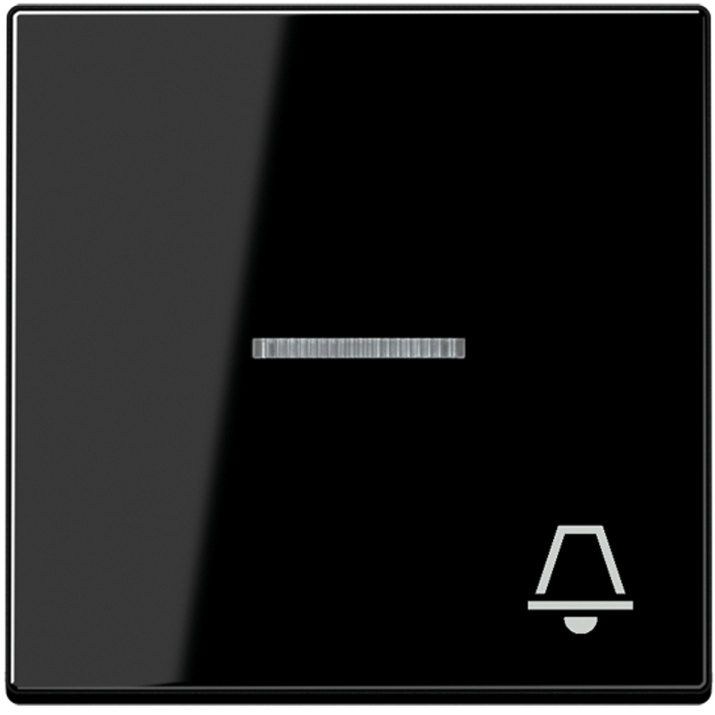 JUNG A590KO5KSW Kontroll-Wippe mit Symbol "Klingel" Schwarz