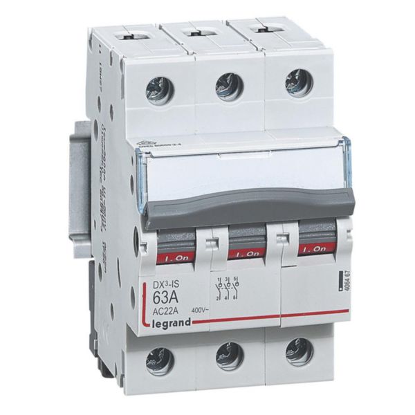 Legrand 406467 DX3 Lasttrennschalter 3-Polig 63A Legrand 406467 DX3 Lasttrennschalter 3-Polig 63A