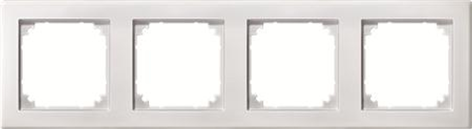 Merten 484419 Rahmen 4-Fach M-Smart Polarweiß Merten 484419 Rahmen 4-Fach M-Smart Polarweiß