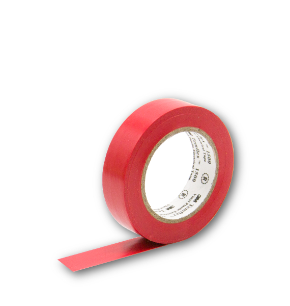 3M Isolierband 10m 15mm Breit Rot 3M Isolierband 10m 15mm Breit Rot