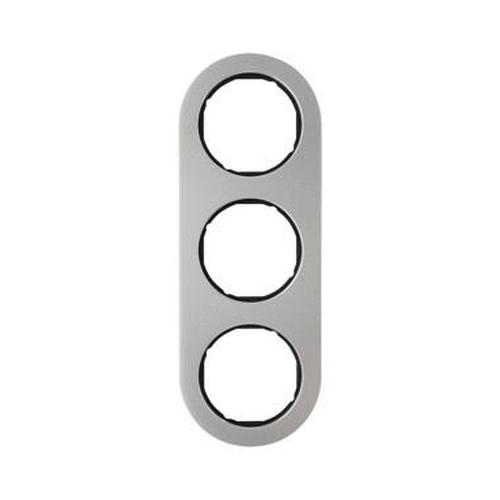 Berker 10132004 Rahmen 3Fach Serie R.Classic Edelstahl/Schwarz Berker 10132004 Rahmen 3Fach Serie R.Classic Edelstahl/Schwarz
