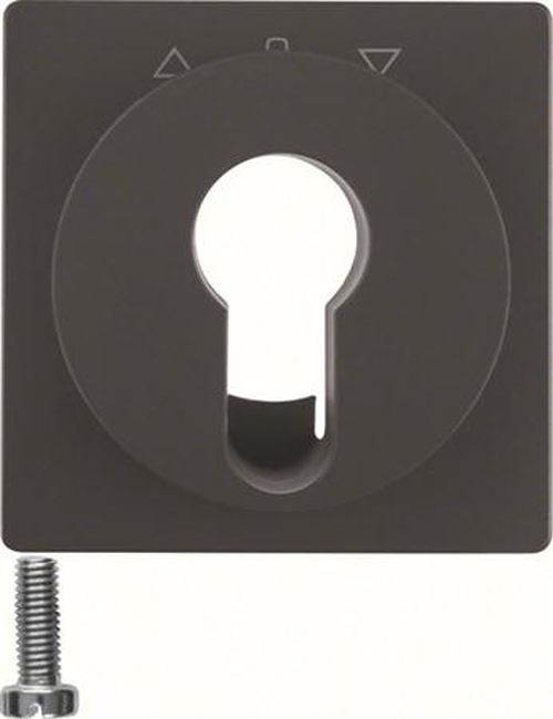 Berker 15066086 Zentralstück für Jalousie-Schlüsselschalter/-taster Q.1/Q.3 Anthrazit, Samt Berker 15066086 Zentralstück für Jalousie-Schlüsselschalter/-taster Q.1/Q.3 Anthrazit, Samt