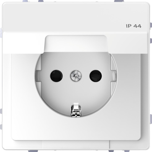 Merten MEG2314-6035 Schuko Steckdosen-Einsatz mit Klappdeckel IP44 Lotosweiß Merten MEG2314-6035 Schuko Steckdosen-Einsatz mit Klappdeckel IP44 Lotosweiß