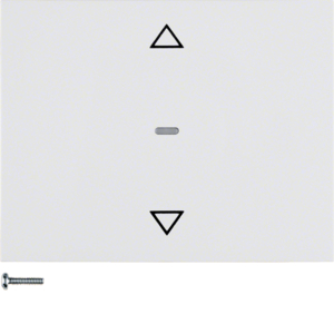 Berker 85241179 Jalousie-Taste K.1 Polarweiß, Glänzend Berker 85241179 Jalousie-Taste K.1 Polarweiß, Glänzend