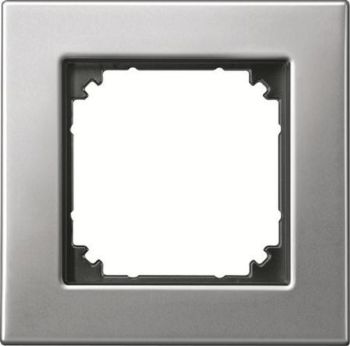 Merten 475160 Rahmen 1-Fach M-Plan-Metall Platinsilber