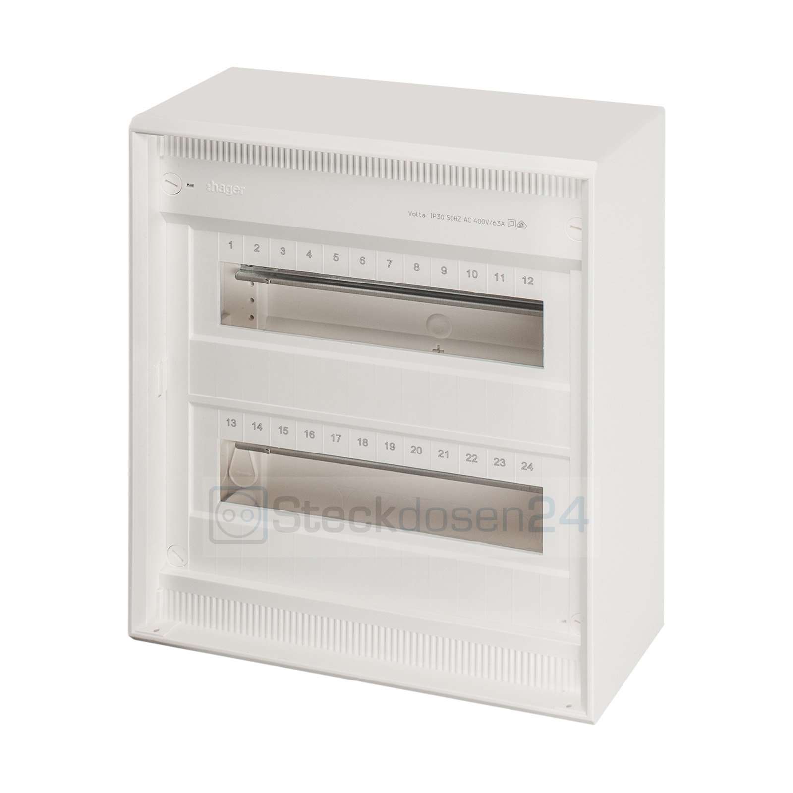 Hager VA24CN Volta  Aufputzverteiler Sicherungskasten Verteiler Hager VA24CN Volta  Aufputzverteiler Sicherungskasten Verteiler