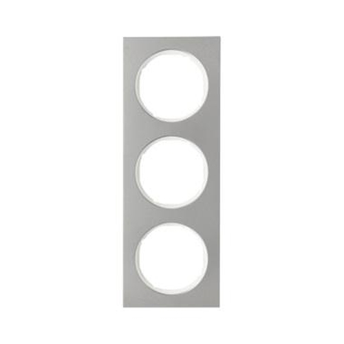 Berker 10132214 Rahmen 3Fach R.3 Edelstahl/Polarweiß Berker 10132214 Rahmen 3Fach R.3 Edelstahl/Polarweiß