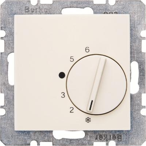 Berker 20268982 Temperaturregler mit Wechsler und Zentralstück S.1 Weiß, Glänzend Berker 20268982 Temperaturregler mit Wechsler und Zentralstück S.1 Weiß, Glänzend