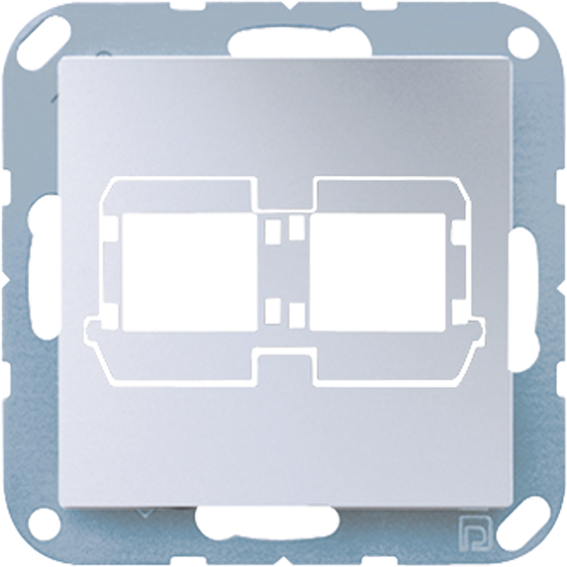 JUNG A569-21ACSAL Abdeckung für Dosen-Anschlussmodul Aluminium