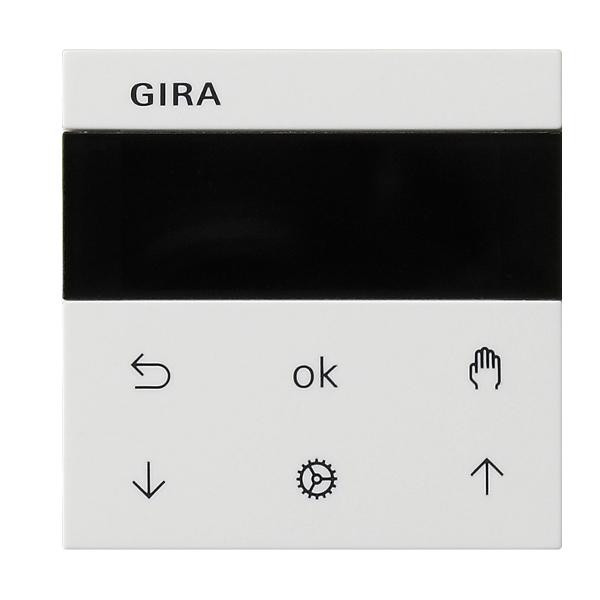 Gira 536627 Jalousie- und Schaltuhr Display System 3000 Reinweiß Seidenmatt