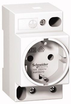 Schneider A9A15310 Schuko-Steckdosen iPC 16A 2P+E 250V