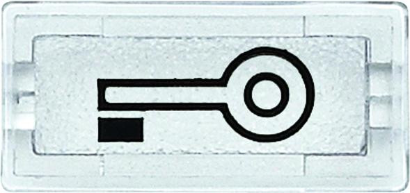 Merten 395769 Symbol "Schlüssel" Glasklar