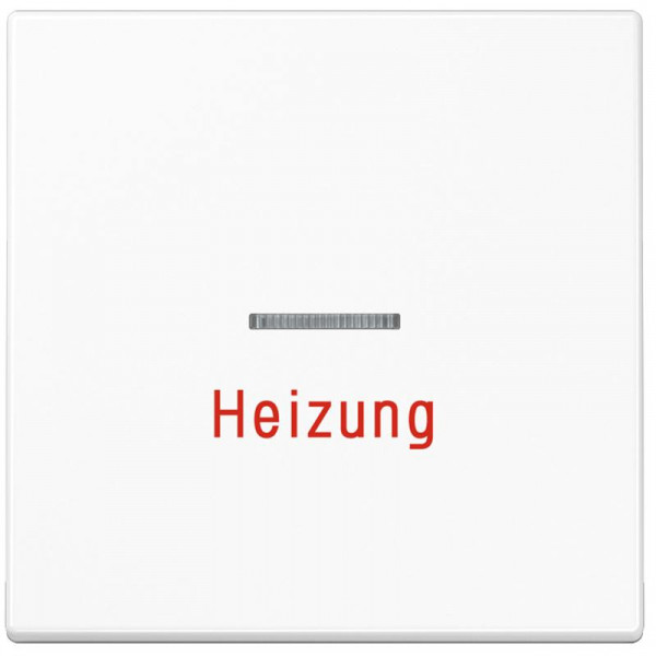 JUNG LS990HWW Kontroll-Wippe mit Aufschrift "Heizung" Alpinweiß