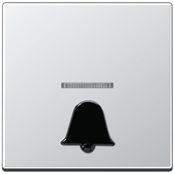 JUNG A590K1KOAL Kontroll-Wippe mit abtastbarem Symbol "Klingel" Aluminium