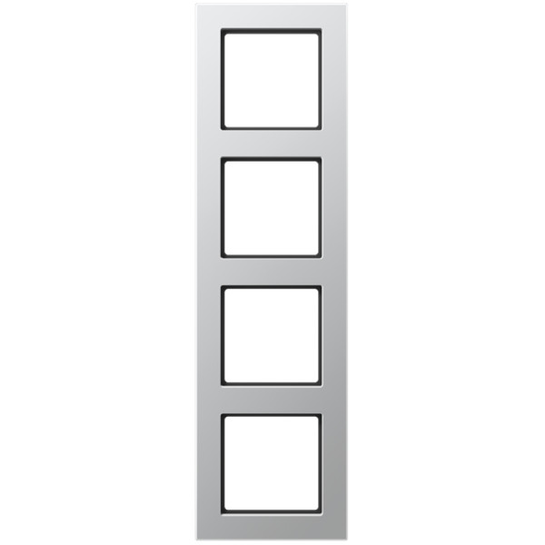 JUNG AC584AL Rahmen 4-Fach Aluminium