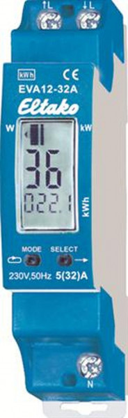 Eltako EVA12-32A Energieverbrauchsanzeige 32A mit Display - smart metering