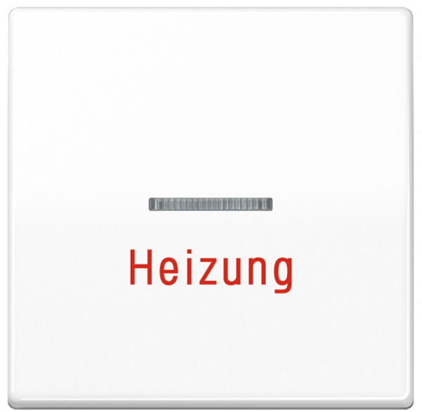 JUNG AS591HWW Kontroll-Wippe mit Aufschrift "Heizung" Alpinweiß