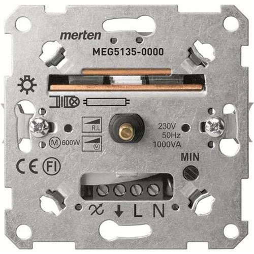 Merten MEG5135-0000 Drehdimmer-Einsatz für induktive Last 60-1000VA