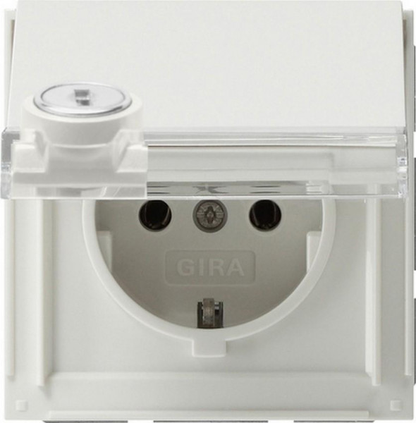 GIRA 044766 Steckdosen-Einsatz mit LED Orientierungslicht Reinweiß