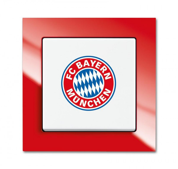 Busch-Jaeger 2000/6UJ/03 Aus/Wechselschalter Fanschalter "Bayern München"