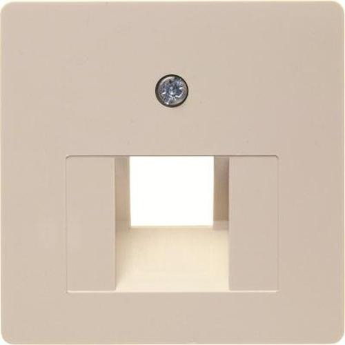 Berker 146802 Zentralplatte für UAE Steckdose Zentralplattensystem Weiß, Glänzend