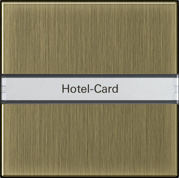 GIRA 0140603 Hotelcard-Schalter mit Beschriftungsfeld Bronze