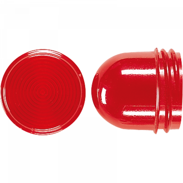 JUNG 37R Schraubhaube für Leuchtmittel 54mm Rot