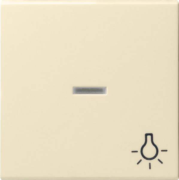 GIRA 067401 Kontroll-Wippe mit Symbol "Licht" Cremeweiß-Glänzend