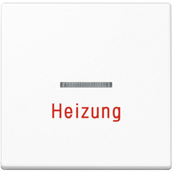 JUNG A590HWW Kontroll-Wippe mit Aufschrift "Heizung" Alpinweiß