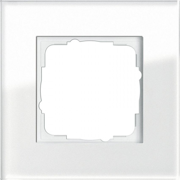 GIRA 021112 Rahmen 1-Fach Esprit Glas Weiß