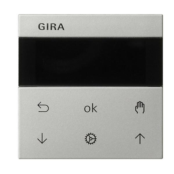 Gira 5366600 Jalousie- und Schaltuhr Display System 3000 Edelstahl
